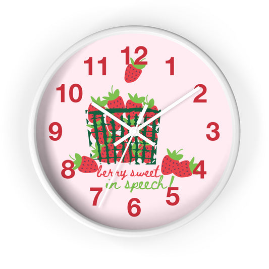 berry sweet in speech clock