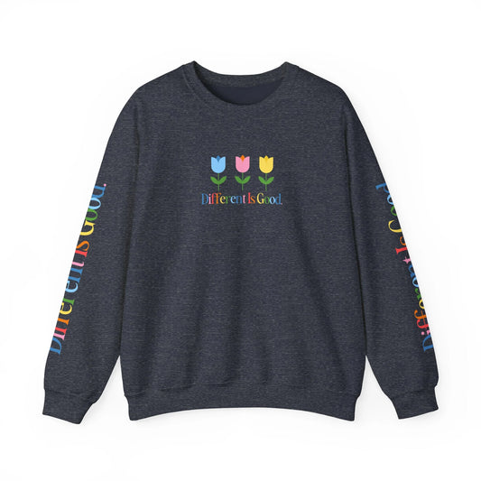 different is good tulips crewneck (sample sale)