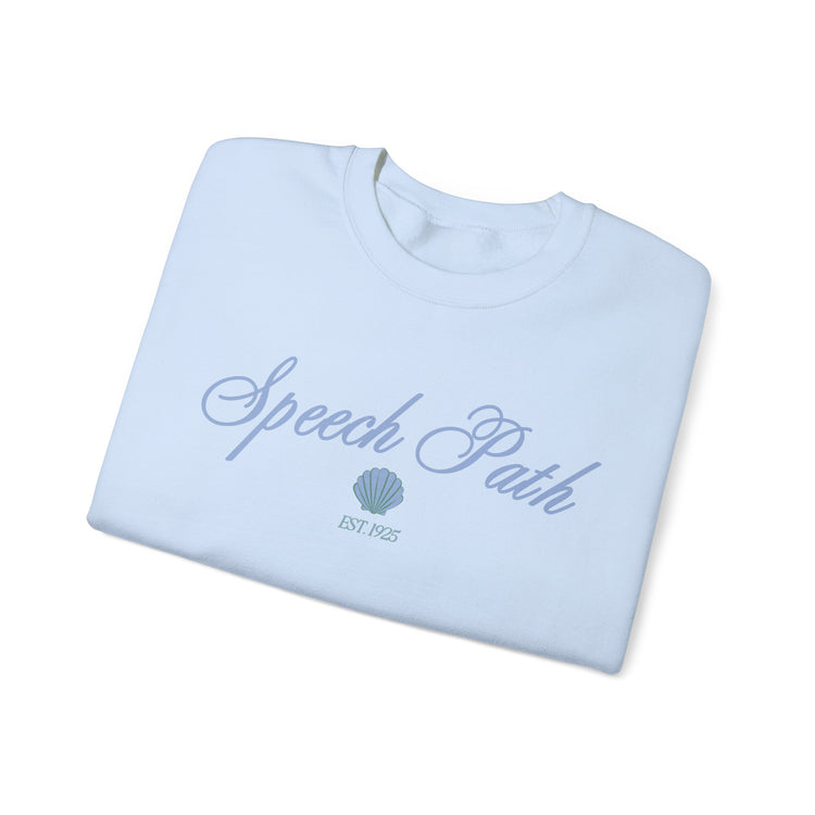 speech path clam crewneck