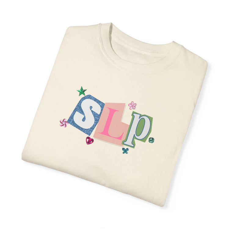 SLP newspaper gem comfort colors tee