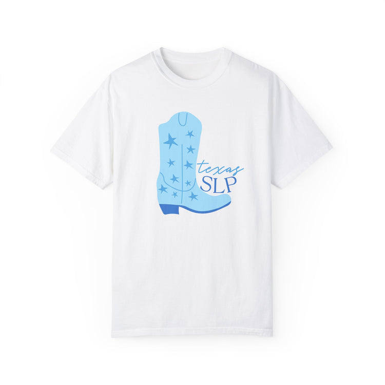 blue boot texas SLP comfort colors tee