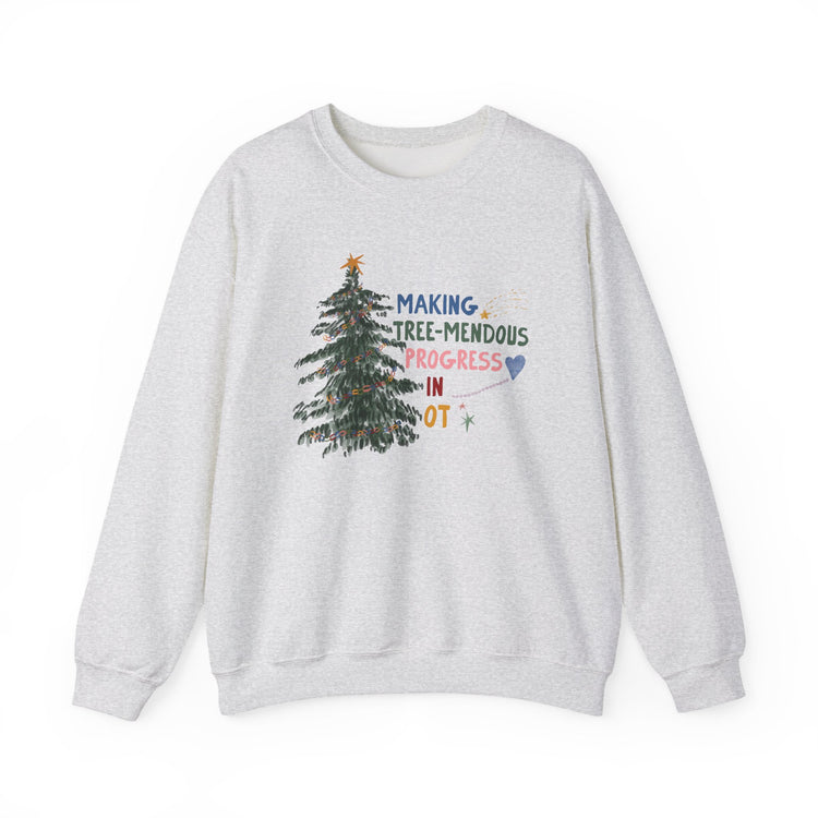 making tree-mendous progress in OT crewneck
