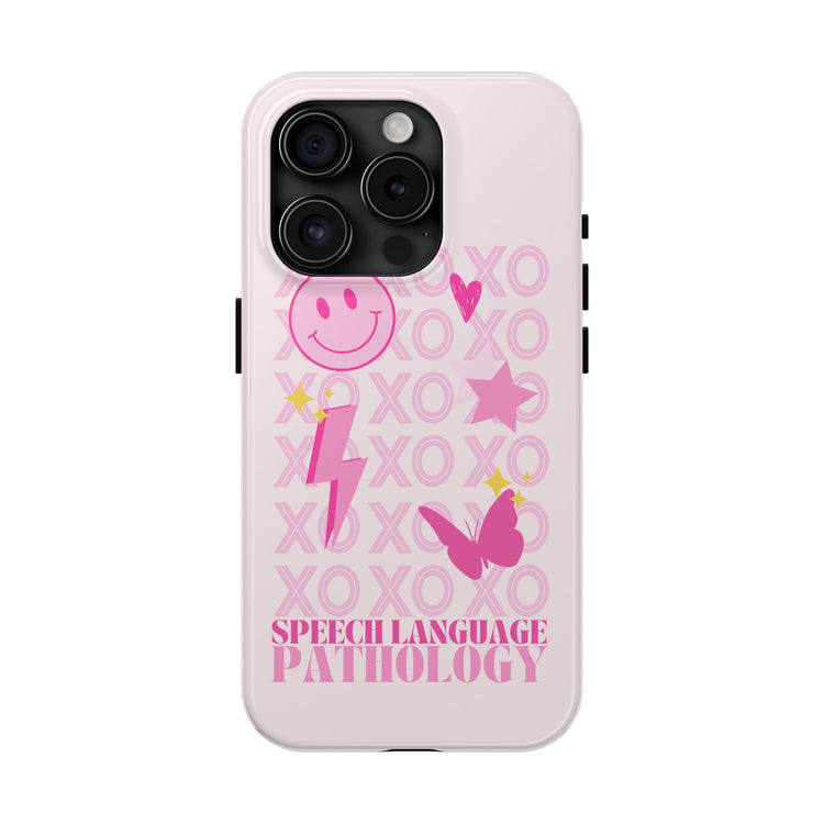 xoxo speech pathology iPhone case