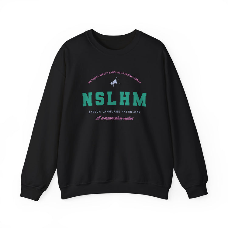 NSLHM varsity colorful crewneck