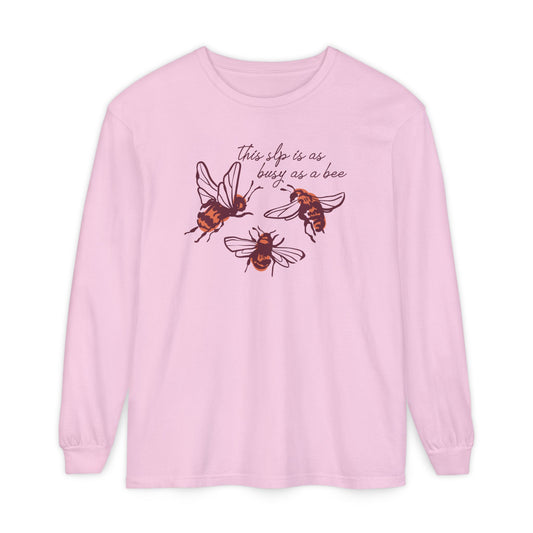 busy as an SLP! long sleeve tee