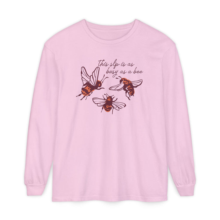 busy as an SLP! long sleeve tee