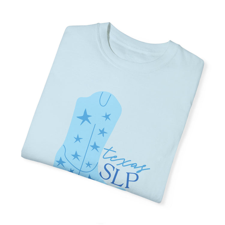 blue boot texas SLP comfort colors tee