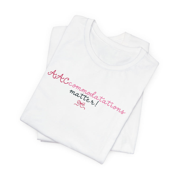 AACcommodations short sleeve tee