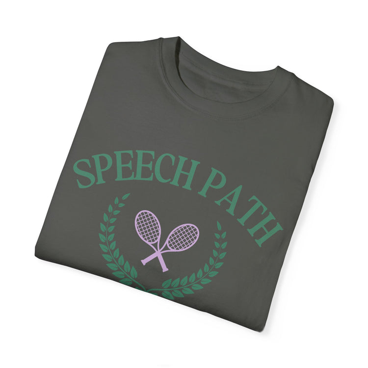 speech path crest comfort colors tee