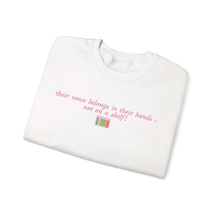 get off the shelf AAC! crewneck