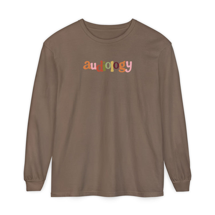 fall audiology long sleeve tee