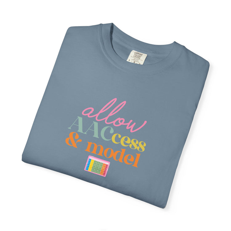 allow AAC access and model comfort colors tee