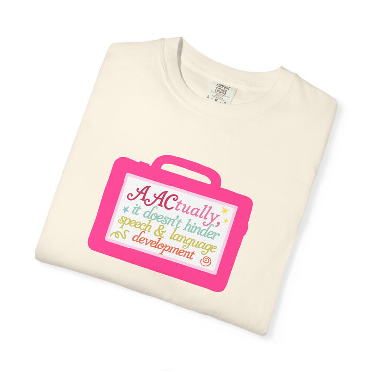 AAC device facts comfort colors tee