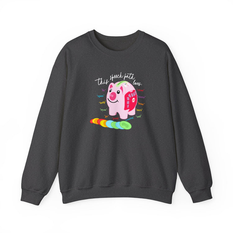 piggy bank speech path loves crewneck