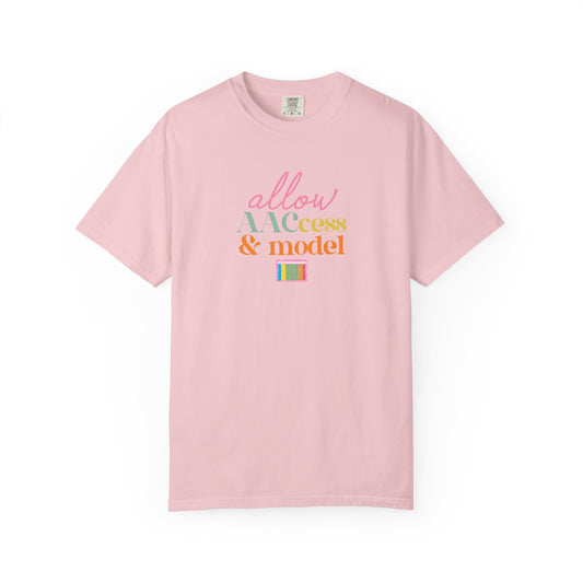 allow AAC access and model comfort colors tee