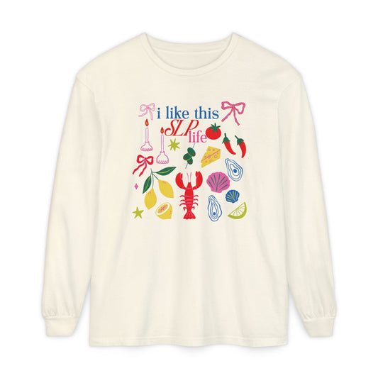 i like this SLP life comfort colors long sleeve tee
