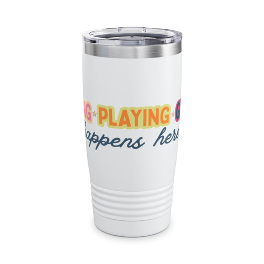 learning playing growing 20oz insulated tumbler