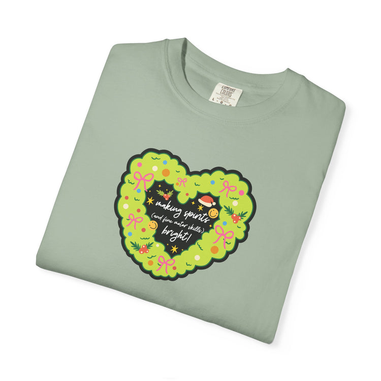 making spirits and fine motor skills bright! comfort colors tee