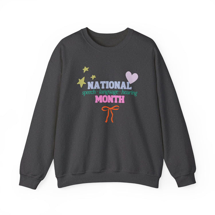 NSLHM colorful bow crewneck