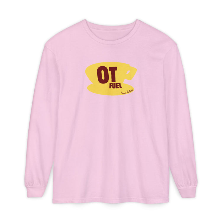 OT fuel yellow coffee cup long sleeve tee