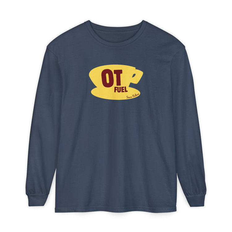 OT fuel yellow coffee cup long sleeve tee