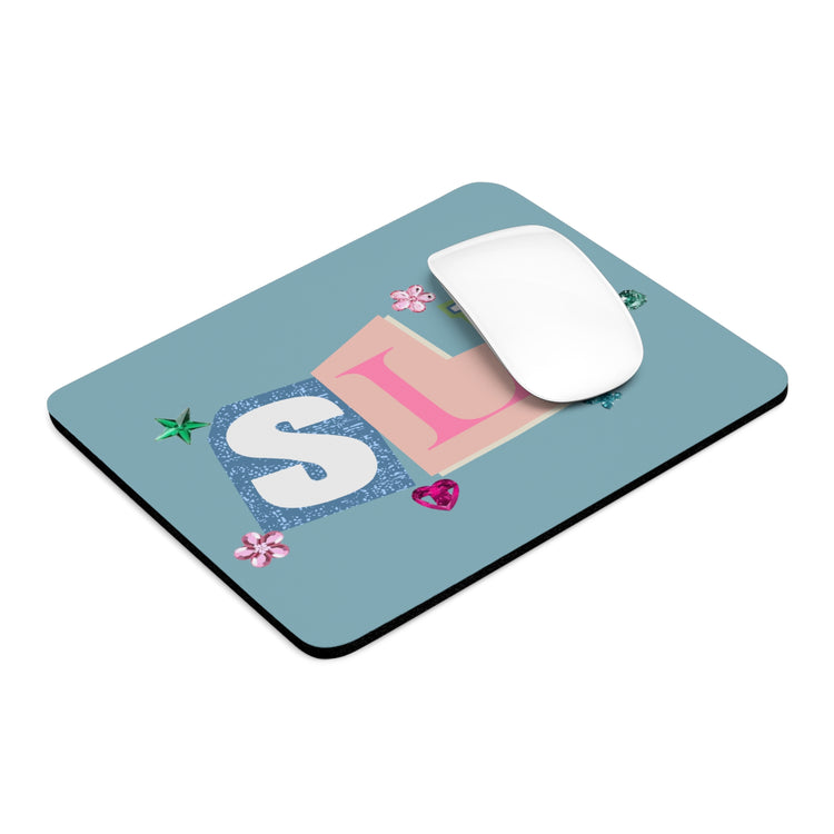 SLP gemstone newspaper mouse pad