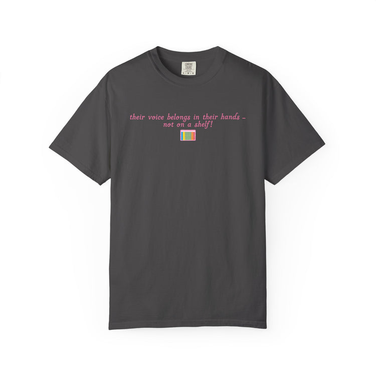 get off the shelf AAC! comfort colors tee