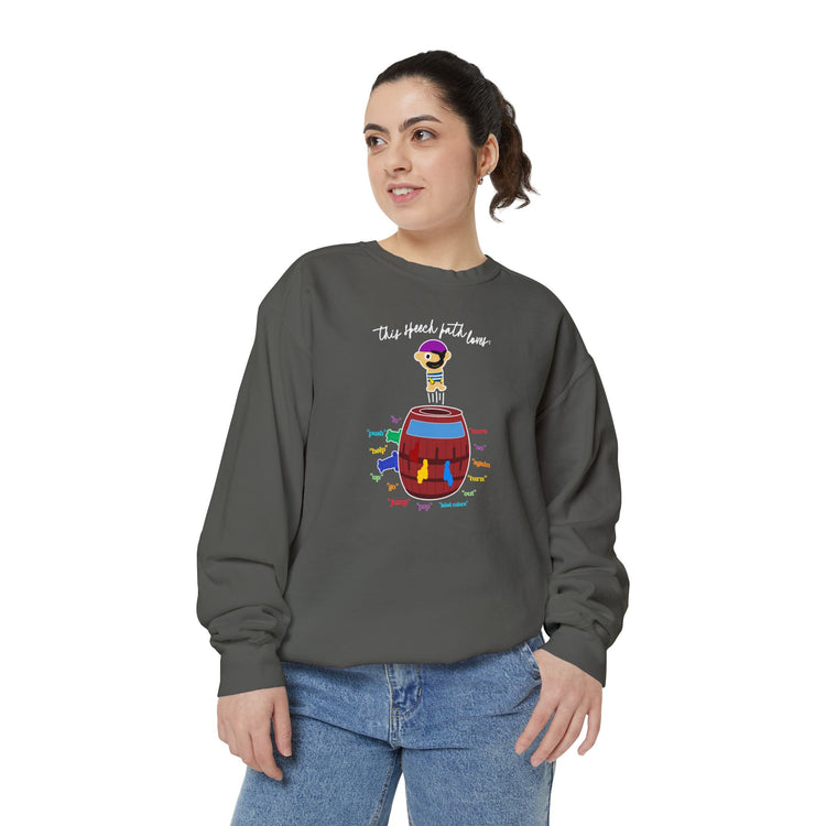 pirate speech path loves comfort colors crewneck