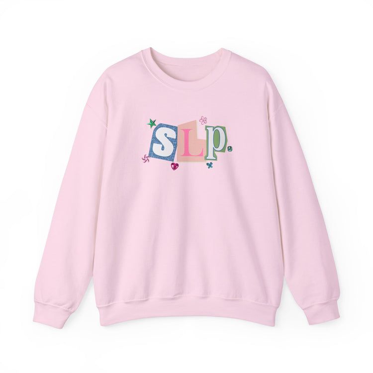 SLP newspaper gem crewneck