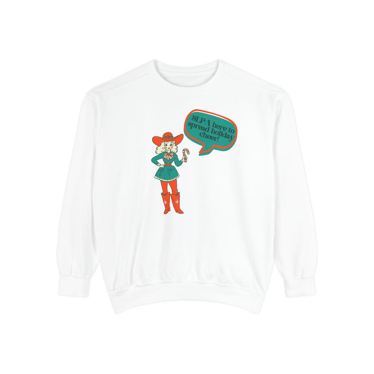 cowgirl SLPA elf comfort colors crewneck