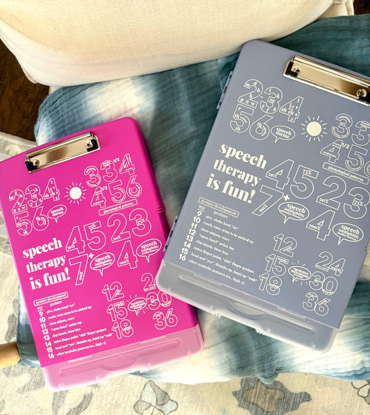 developmental norms storage clipboard