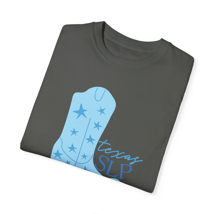 blue boot texas SLP comfort colors tee