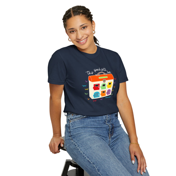 speech clinic speech path loves comfort colors tee