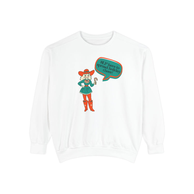 cowgirl slp elf comfort colors crewneck