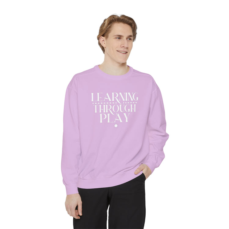 learning through play comfort colors crewneck
