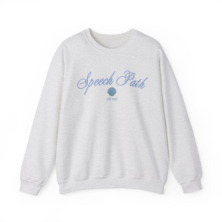 speech path clam crewneck