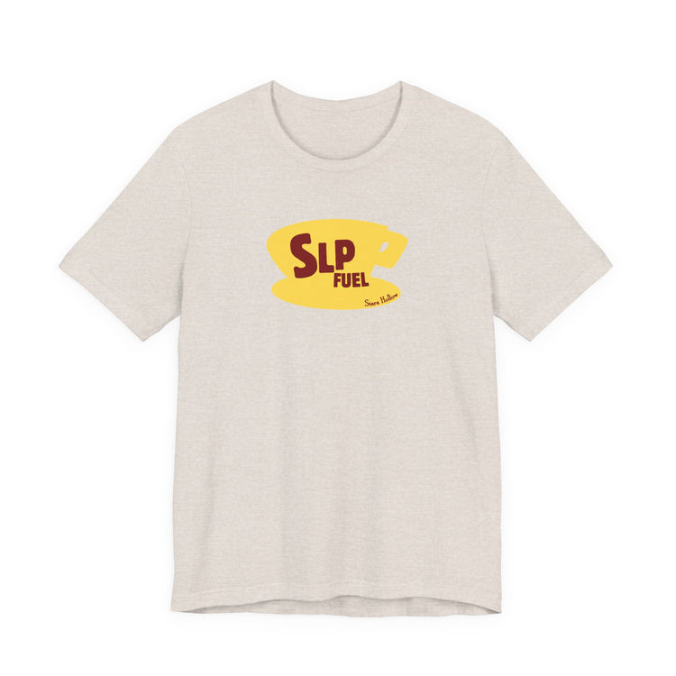 slp fuel yellow coffee cup short sleeve tee