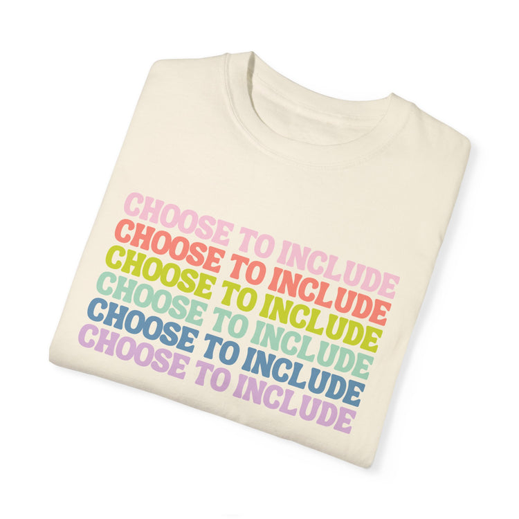 choose to include comfort colors tee