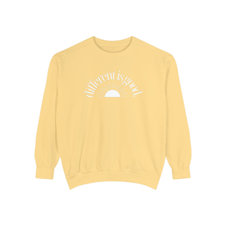 different is good sun comfort colors crewneck