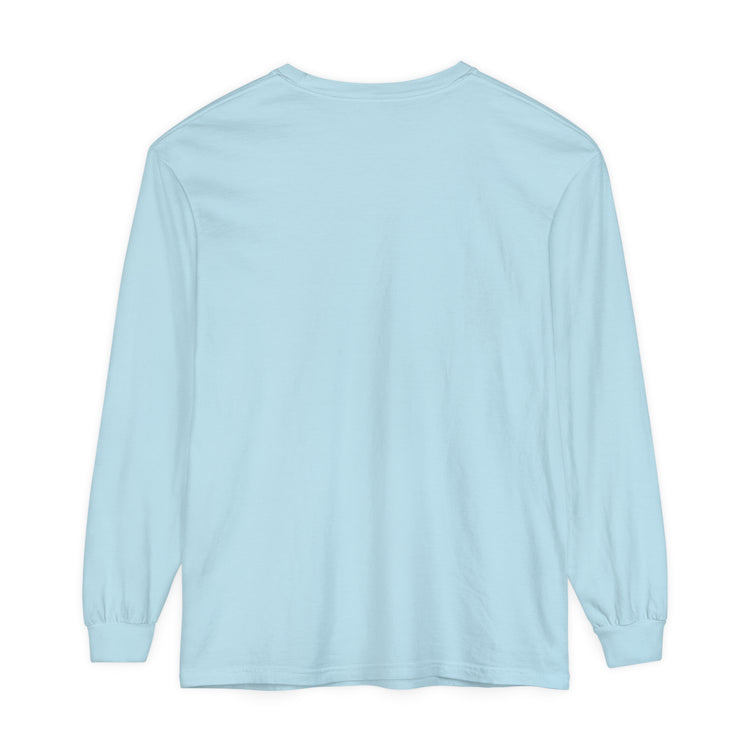 SLP block blue comfort colors long sleeve tee