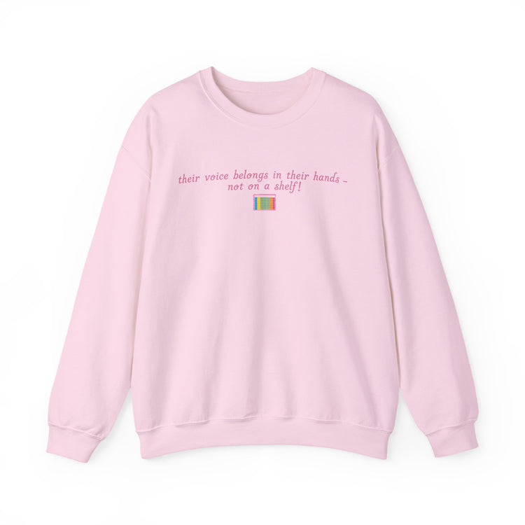 get off the shelf AAC! crewneck