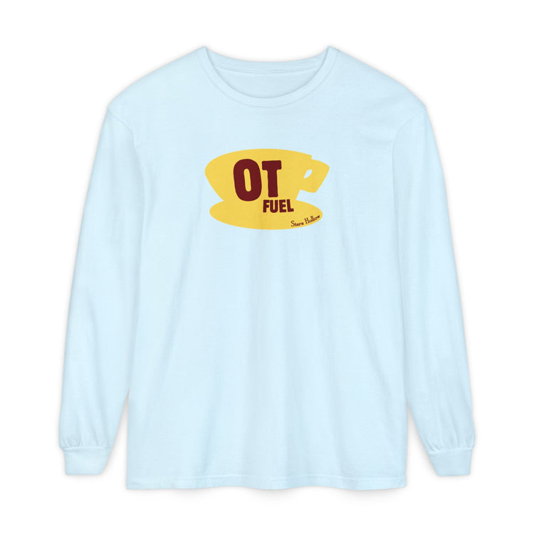 OT fuel yellow coffee cup long sleeve tee