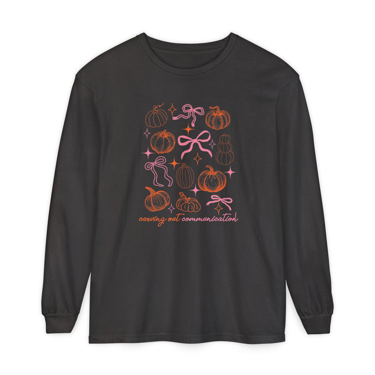 carving out communication! long sleeve tee