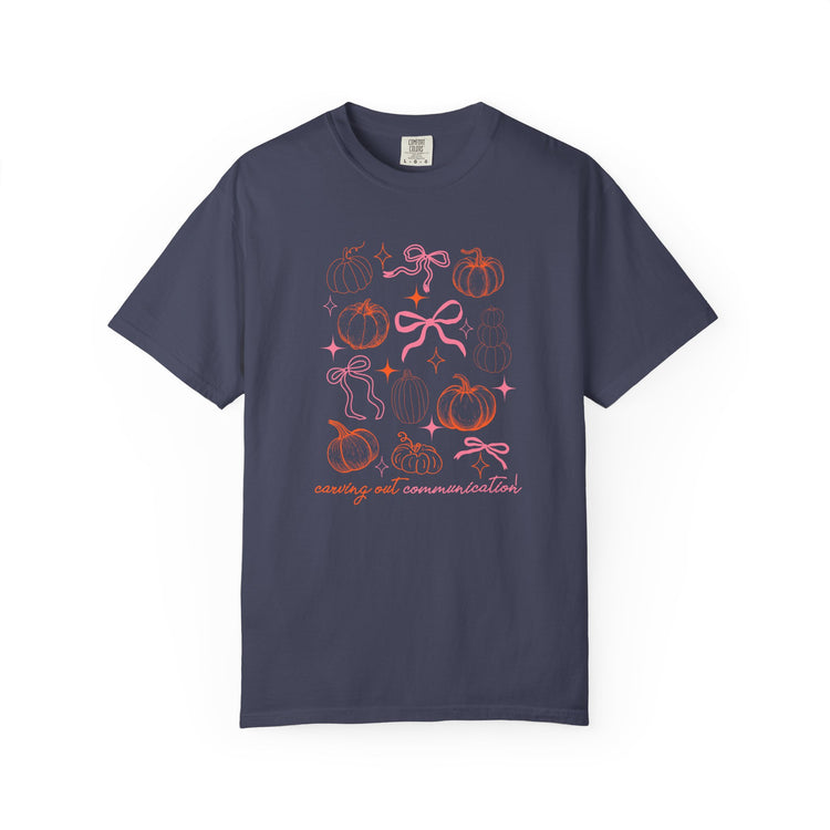 carving out communication! comfort colors tee