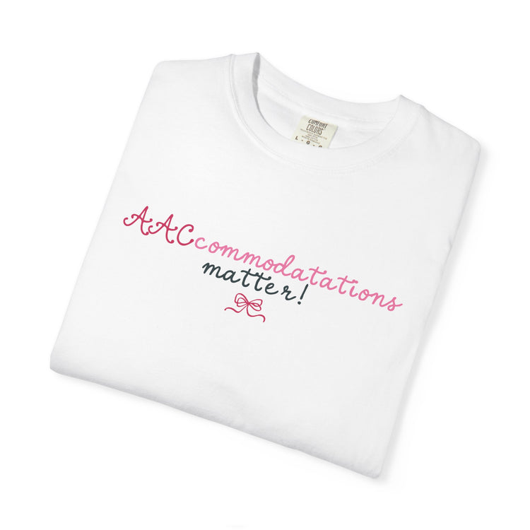 AACcommodations comfort colors tee