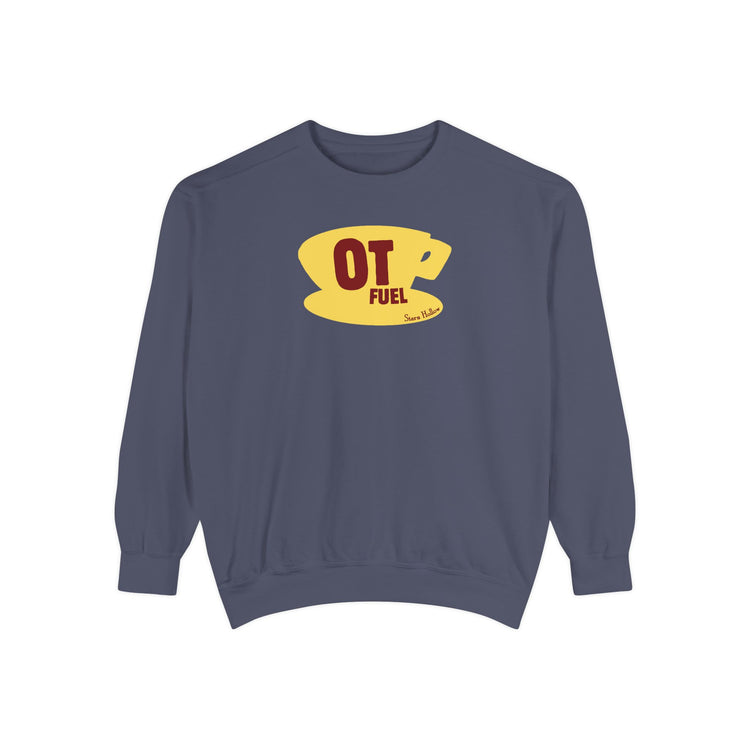OT fuel yellow coffee cup comfort colors crewneck