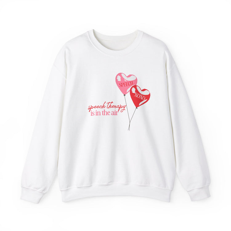 speech is in the air balloon crewneck