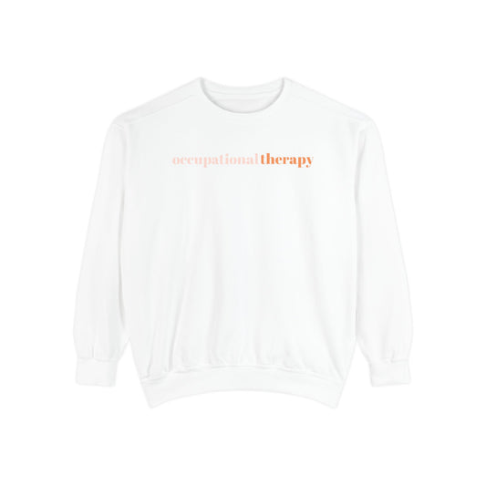 orange simple OT comfort colors crewneck