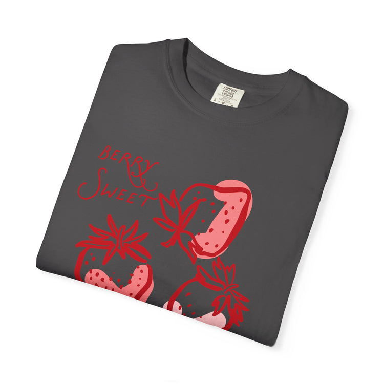 strawberry speech comfort colors tee