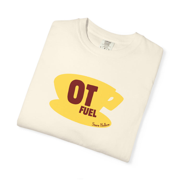 OT fuel yellow coffee cup comfort colors tee
